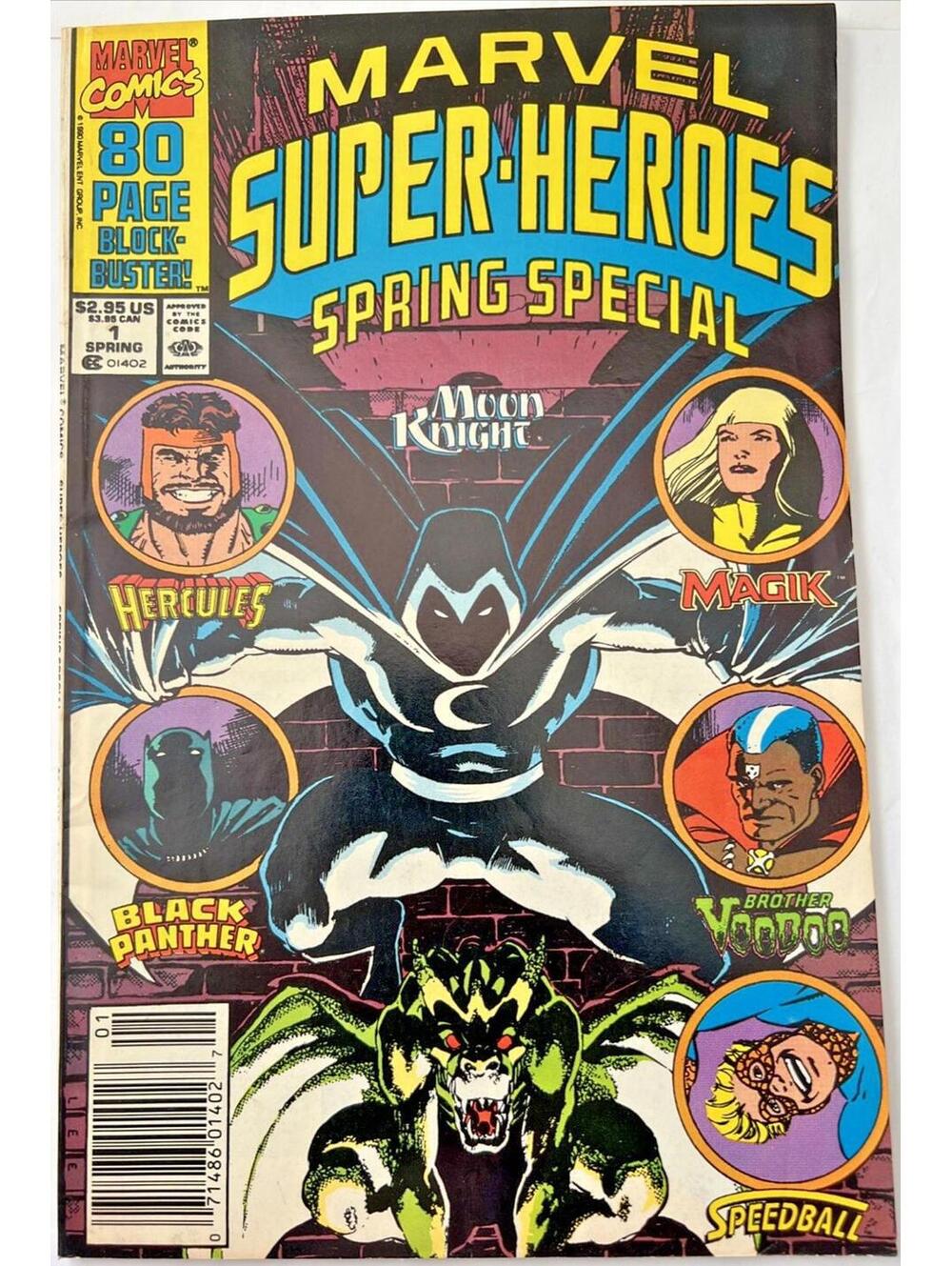 Marvel 1990 Marvel Super-Heroes Spring Special #1 Moon Knight